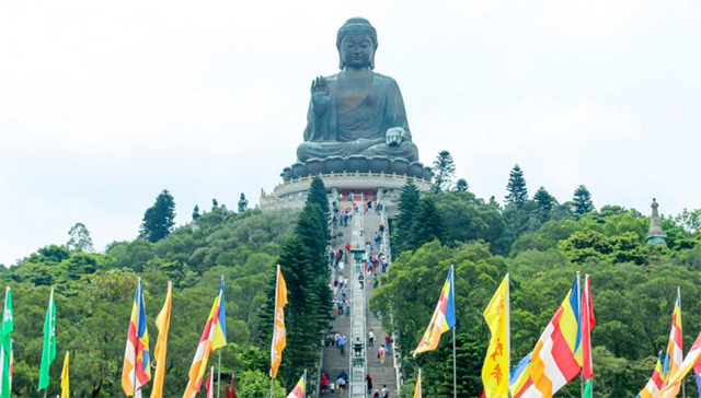 The Big Buddha and the Po Lin Monastery